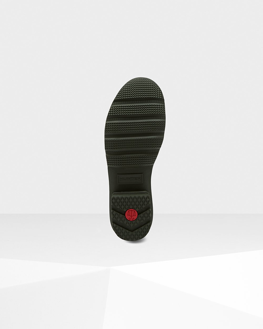 Botas De Cortas Hunter Hombre Verde Oscuro Oliva Original Side Adjustable 520134-VGX